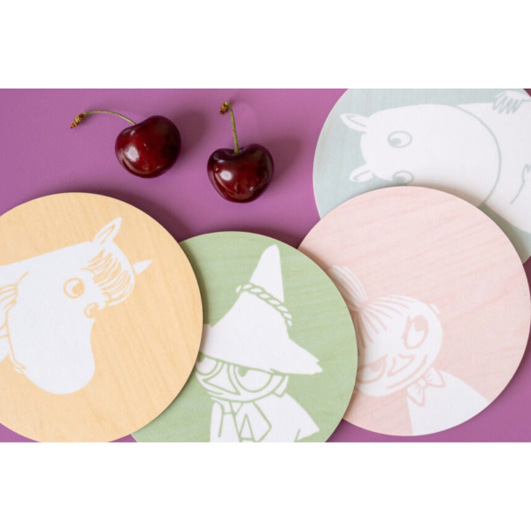 Moomin by Muurla - Glasamottur 4stk - Image 2