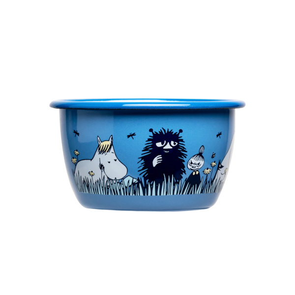Moomin by Muurla - Skál 3dl Garden Friends Blue - Image 2