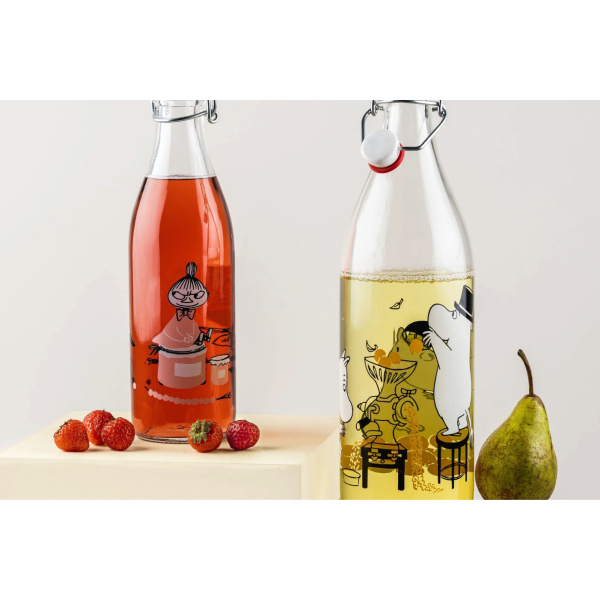 Moomin by Muurla - Glerflaska 1l Fruits - Image 3