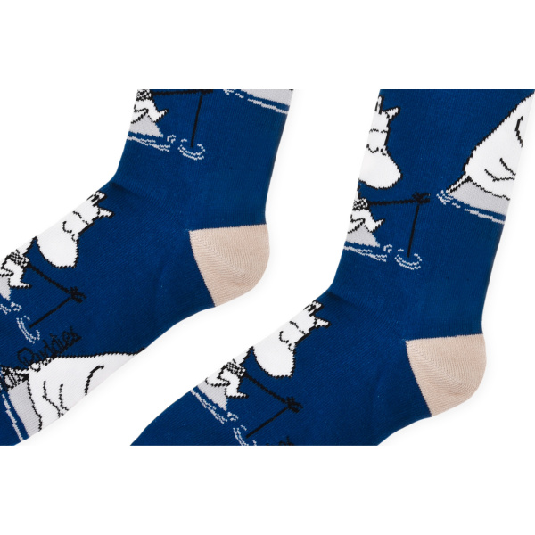 Nordicbuddies - Múmínsokkar 40-45 Múmínsnáði Navy/Beige - Image 2