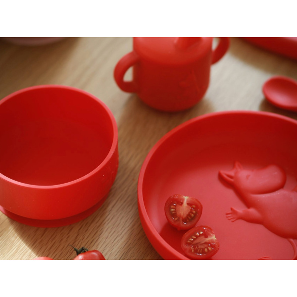 Moomin - Barnadiskur Sílikon Berry Red - Image 4