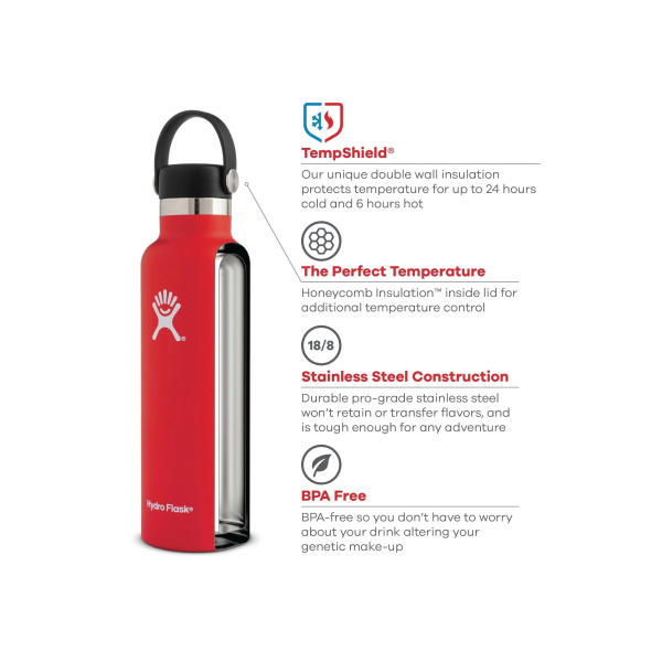 Hydro Flask -  Vatnsflaska 621 ml - Image 4