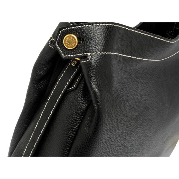 Gianni Chiarini - Ottavia Leðurtaska Stór Nero - Image 5