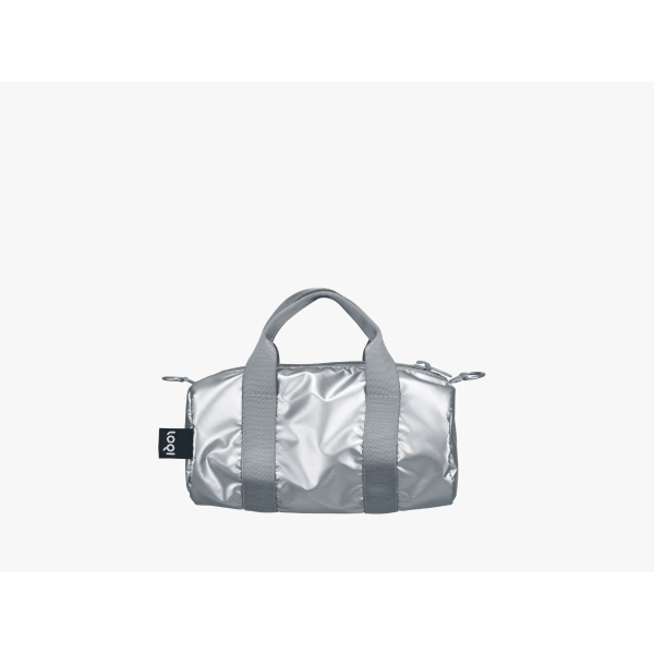 Loqi - Weekender Taska Lítil Metallic Silver - Image 2