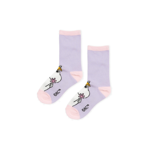 Moomin Barnasokkar 2pack Snorkstelpa & Mía Purple/Peach - Image 4