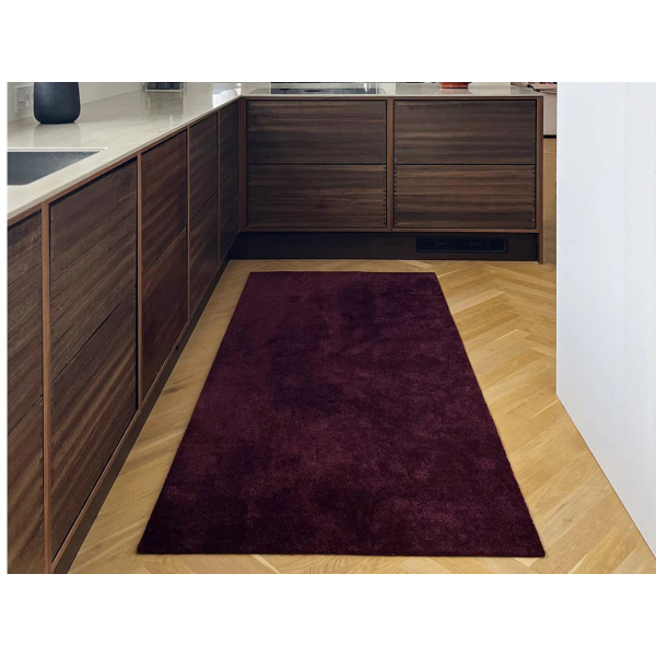 Tica - Dyramotta Unicolor 200x90cm Bordeaux - Image 2