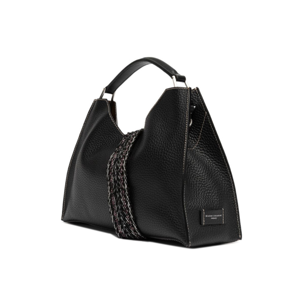 Gianni Chiarini - AURORA Leðurtaska '25 Nero-Castoro - Image 3