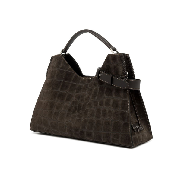 Gianni Chiarini - AURORA Taska Rúskinn '25 Cocco Espresso - Image 4