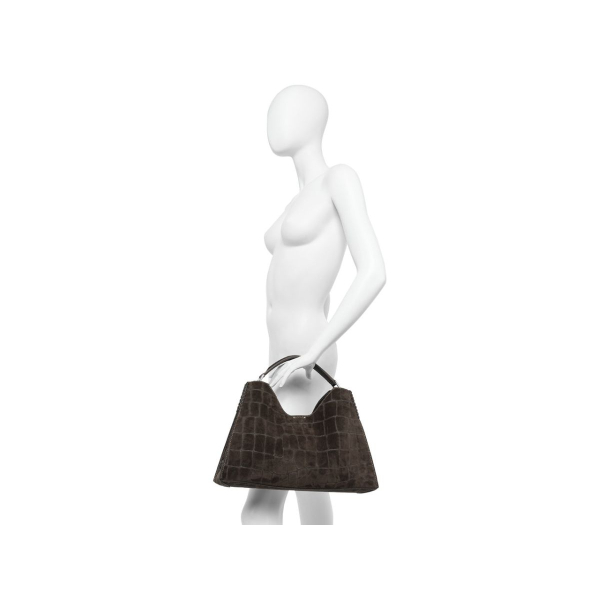 Gianni Chiarini - AURORA Taska Rúskinn '25 Cocco Espresso - Image 6
