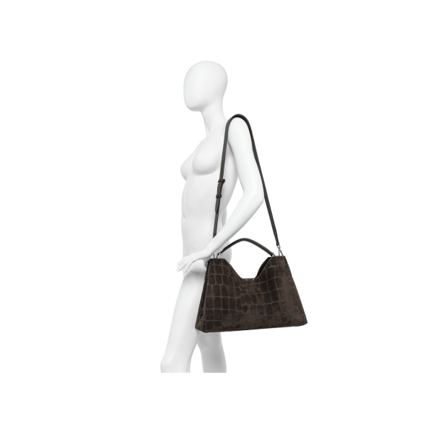 Gianni Chiarini - AURORA Taska Rúskinn '25 Cocco Espresso - Image 7