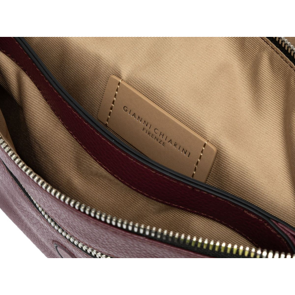 Gianni Chiarini - THREE Leðurtaska Stór '25 Wineberry - Image 4