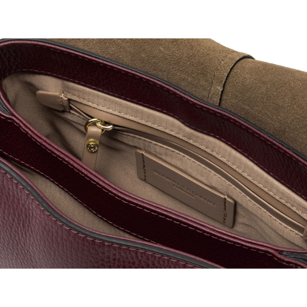 Gianni Chiarini - HELENA ROUND Leðurtaska Lítil '25 Wineberry - Image 5