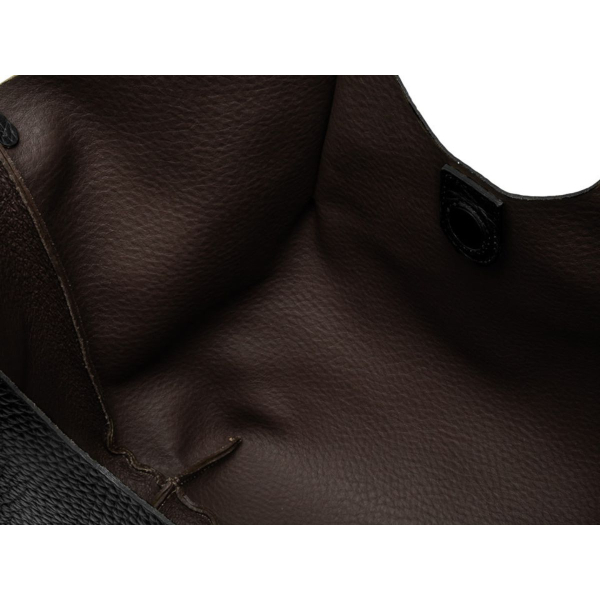 Gianni Chiarini - DUA Leðurtaska Stór '25 Nero-Castoro - Image 4