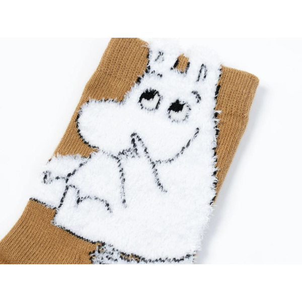 Moomin Ungbarnasokkar Fluffy Brown - Image 4