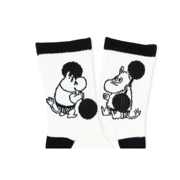 Múmínsokkar 36-42 Weightlifting White/Black - Image 2