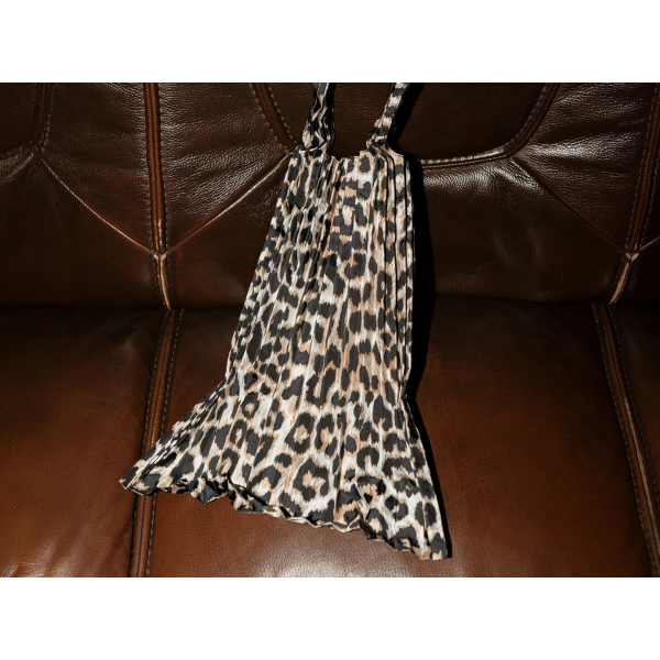 LOQI - Fjölnota Poki Pleated Leopard - Image 2