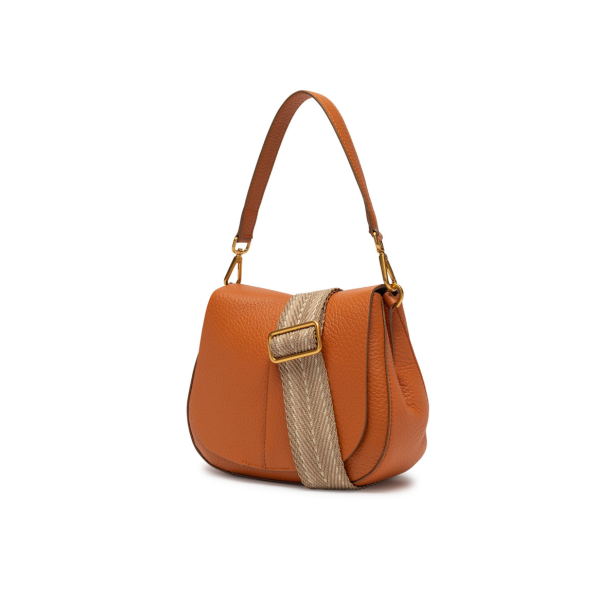 Gianni Chiarini - HELENA ROUND Leðurtaska Stór Spice - Image 5