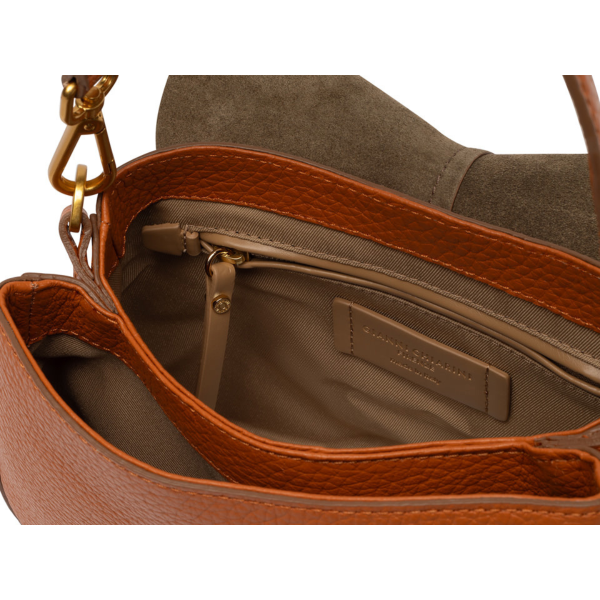 Gianni Chiarini - HELENA ROUND Leðurtaska Stór Spice - Image 2