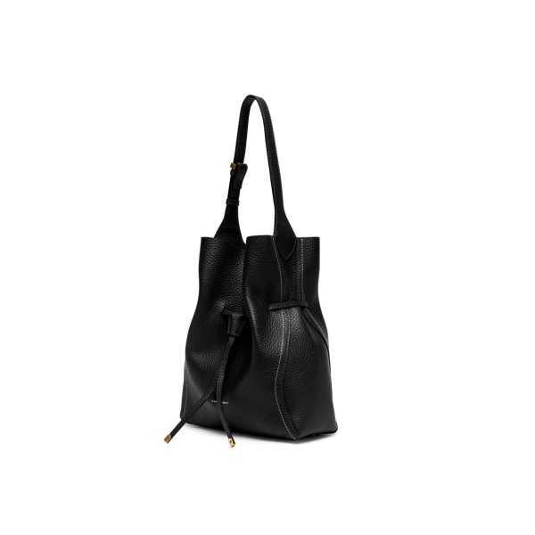 Gianni Chiarini - SIENNA Leðurtaska Lítil Nero - Image 5