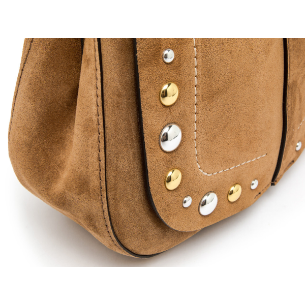 Gianni Chiarini - HELENA ROUND Taska Rúskinn Stór Caramel - Image 2