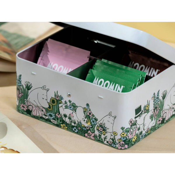 Moomin by Muurla - Tin Box 4 Hólfa Garden - Image 3